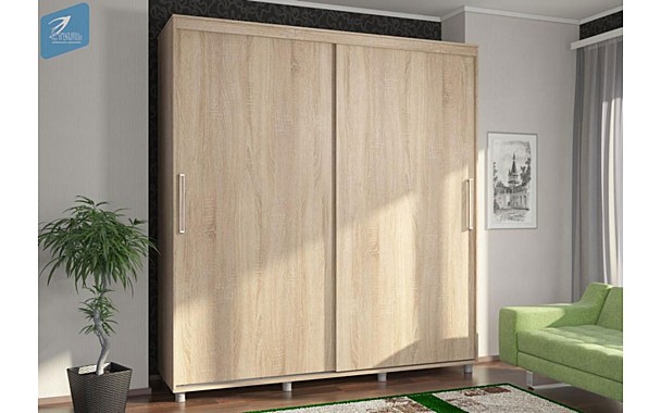 ШКАФ Б/ЗЕРКАЛ СТИЛЬ КОМФОРТ-12 1,5М Дуб Крафт Белый (28446)