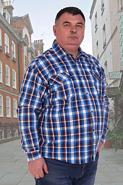 РУБАШКА МУЖ.46001 Р.66