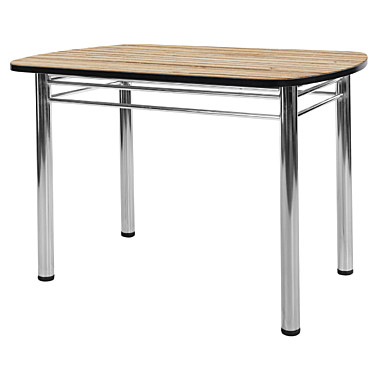 СТОЛ ФАВОРИТ 1100*700*400 Опора Черн. Царга Бодега Темн.Дуб Вотан (28757)