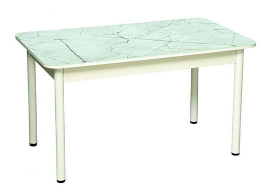 СТОЛ ФАВОРИТ 1100*700*400 Опора Хром Царга Металик/Мрамо (28756)р